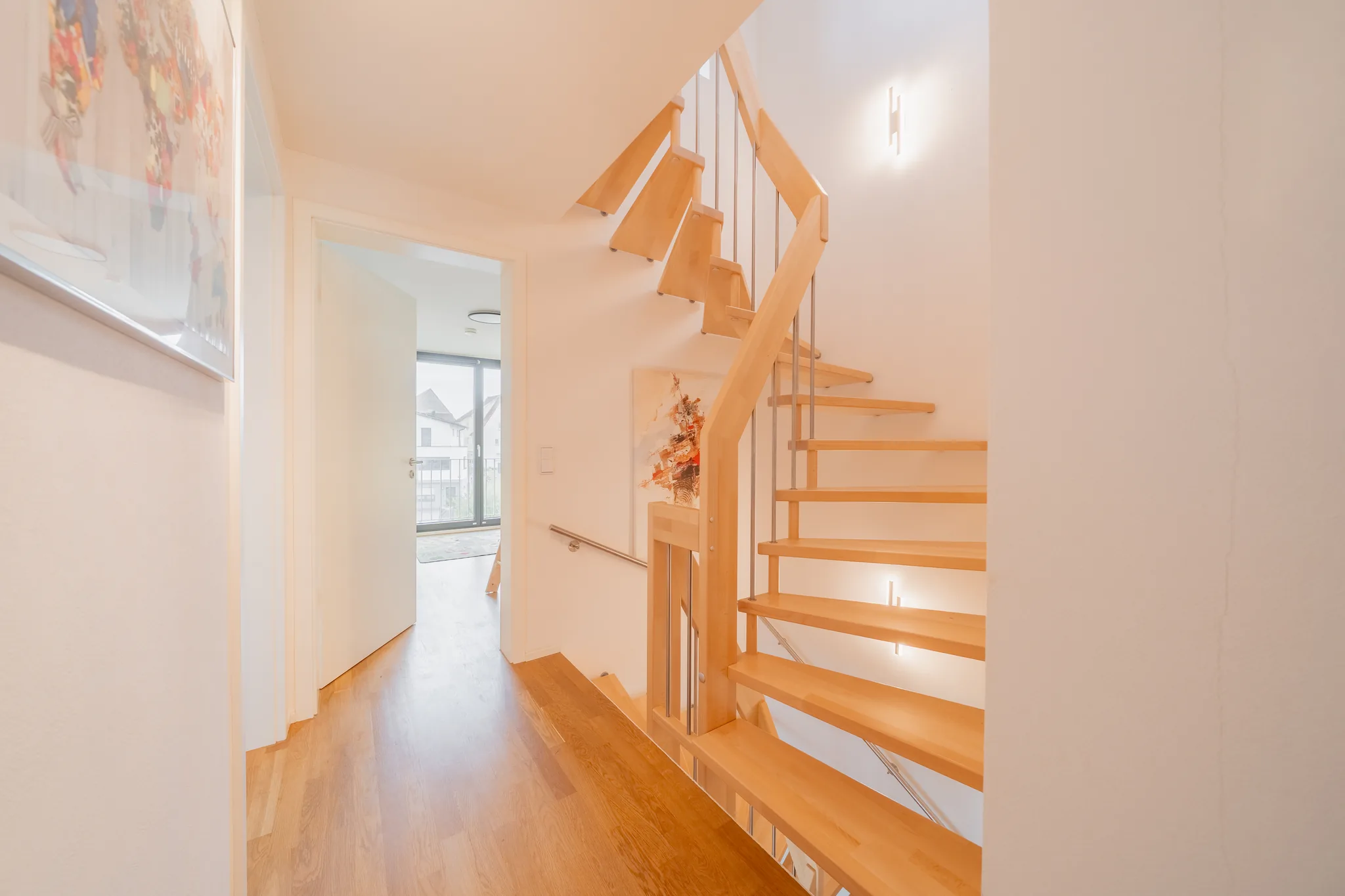 Holztreppe im Flur – Herrenberg-Affstätt