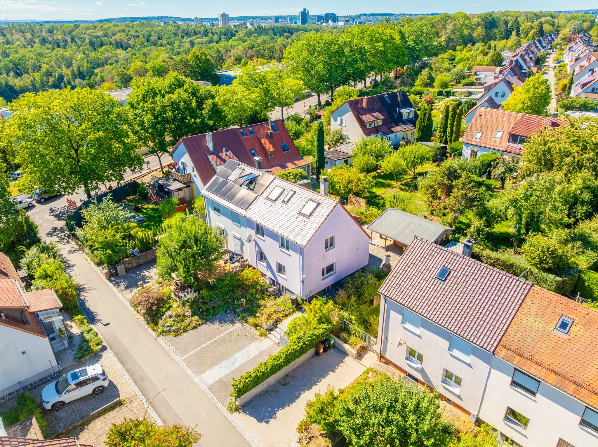 Luftbild: Einfamilienhaus in Stuttgart-Hoffeld – Stuttgart-Hoffeld