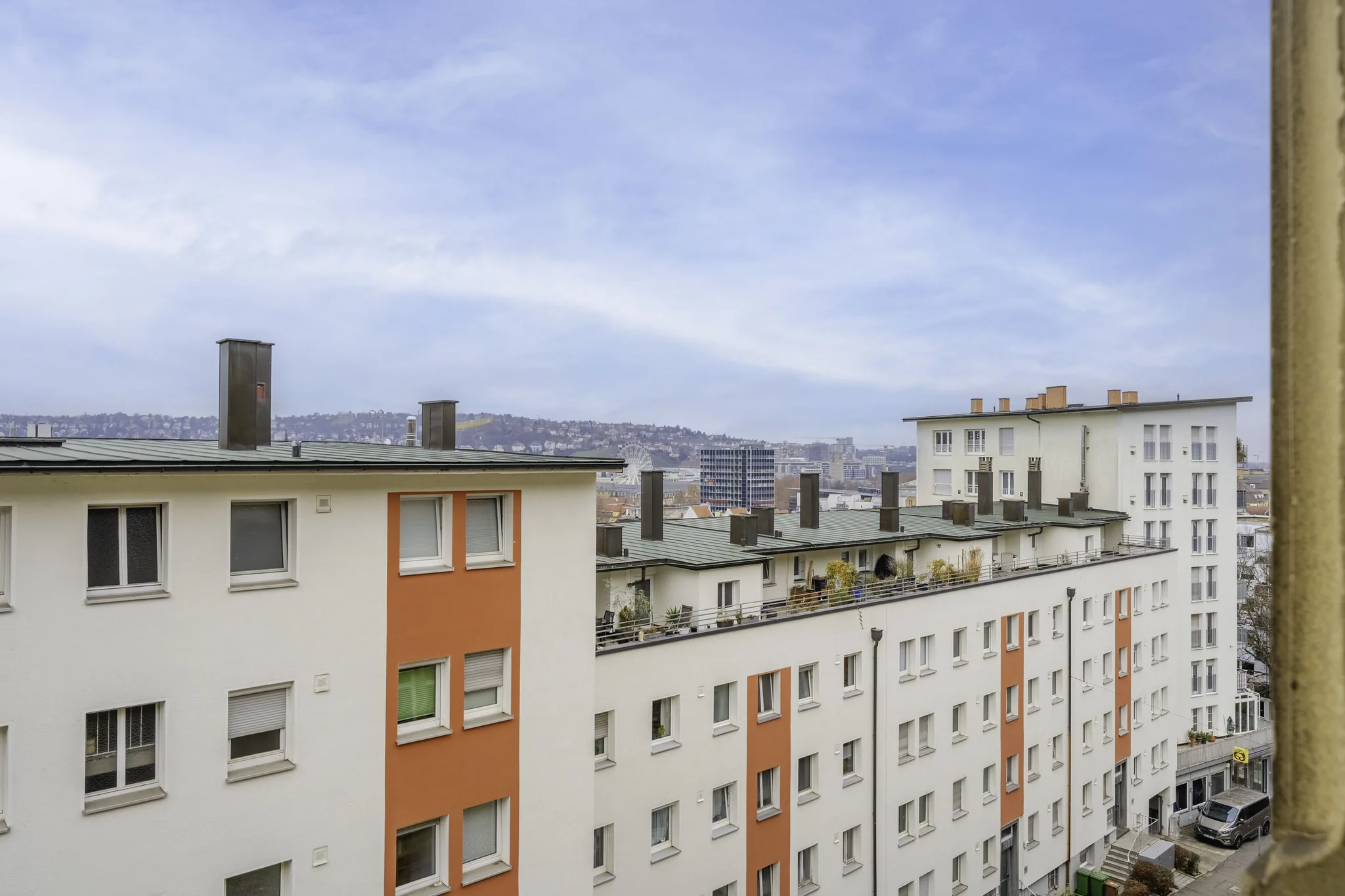 Blick auf die Nachbarhäuser – Stuttgart-Mitte